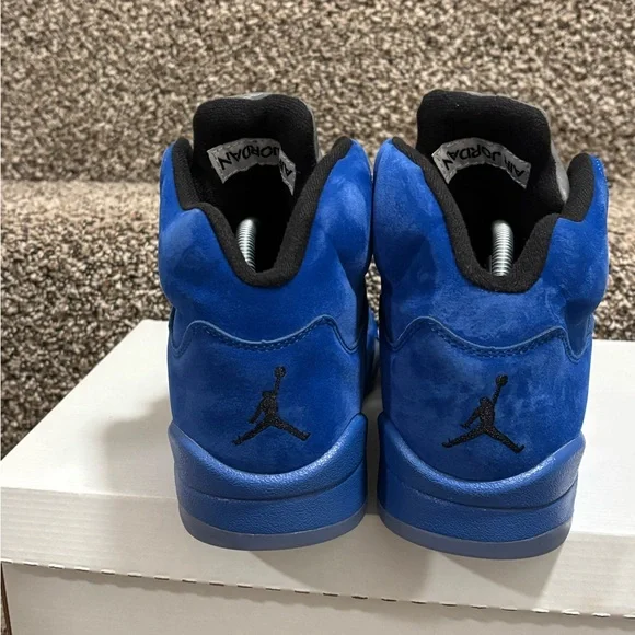 Air Jordan 5 retro SE ‘Blue Suede’ Sz. 8.5 men’s - Picture 7 of 8